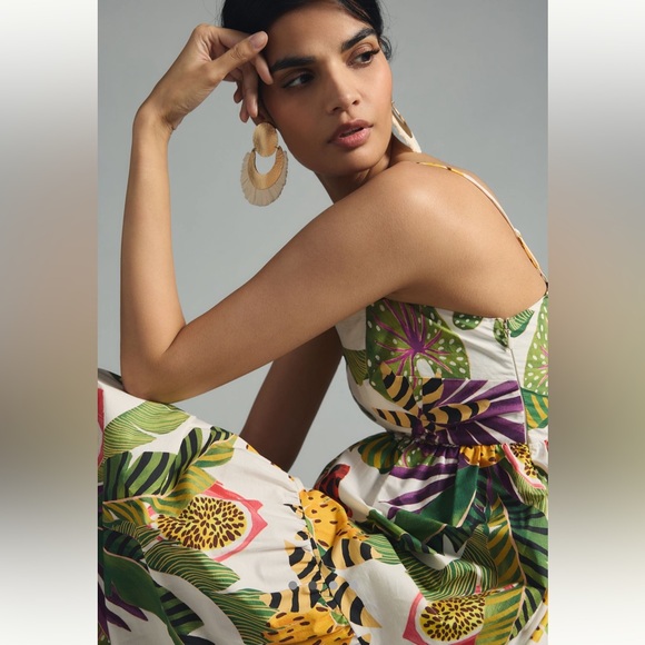 Farm Rio Striped Forest Dress - Picture 2 of 6